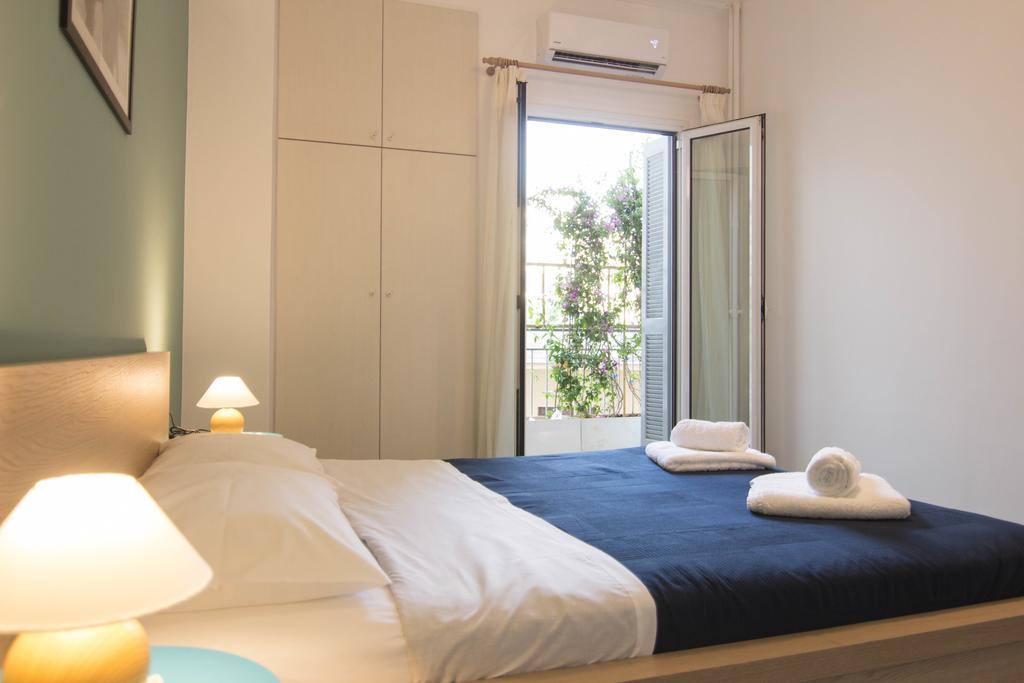 Athenian Blue - Family Apt 5' Minutes From Acropolis Museum Exteriör bild