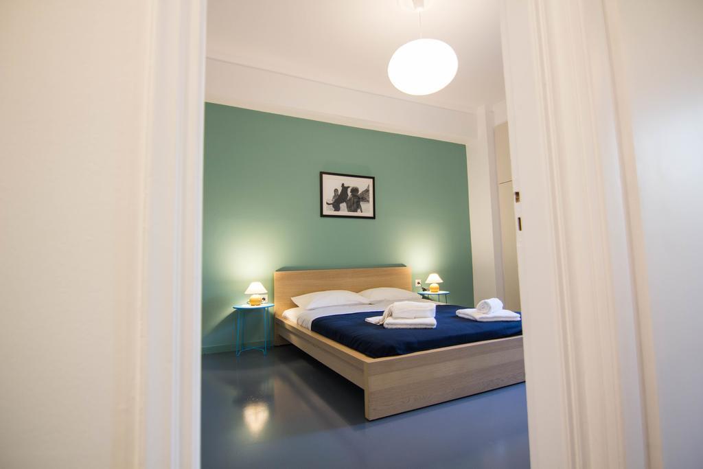 Athenian Blue - Family Apt 5' Minutes From Acropolis Museum Exteriör bild
