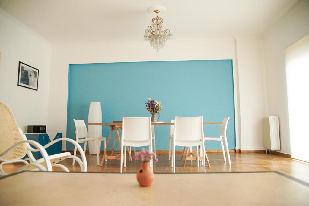 Athenian Blue - Family Apt 5' Minutes From Acropolis Museum Exteriör bild